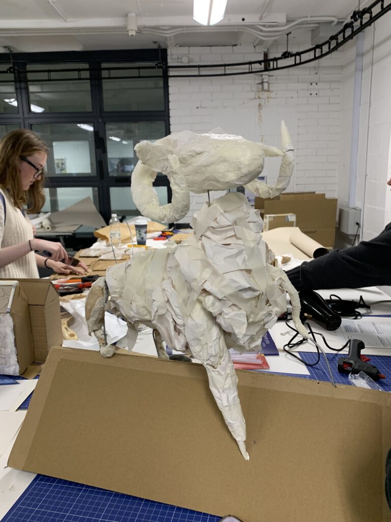 Rough scale maquette