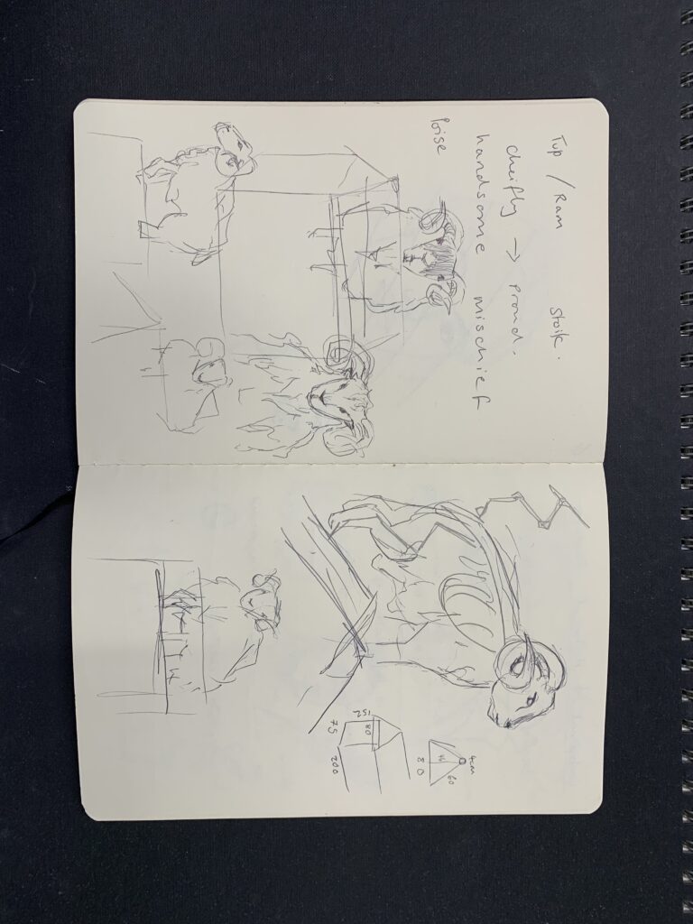 Initial sketches