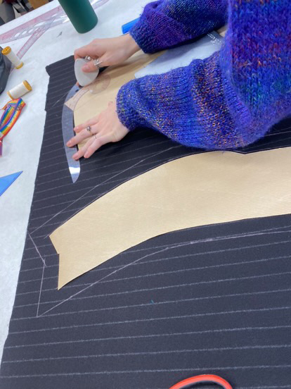 Marking out with varied seam allowances