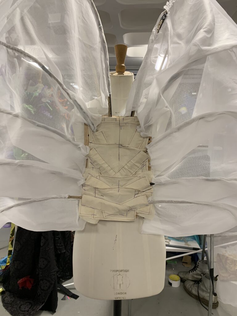 Made the pockets layered so withy could sit on top of each other