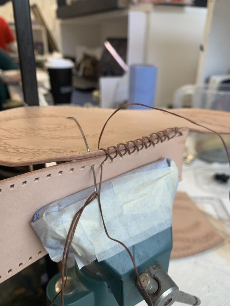 Edge stitching