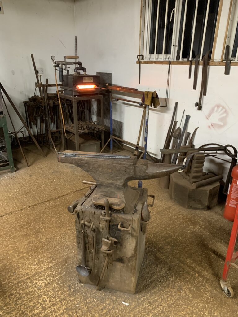 The forge and anvil