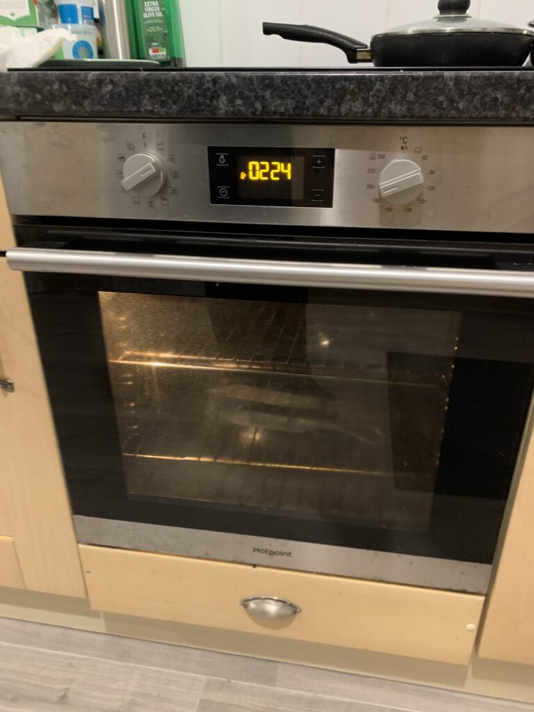 Tempering the blades at home in the oven