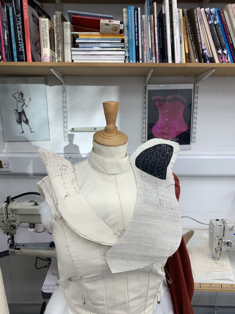Comparison - Designer wanted lapels to be slightly larger